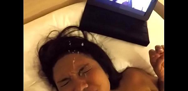  (Real amateur) Thai prostitute gets facial in a hotel